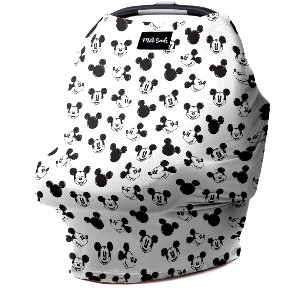 Milk Snob Disney Nursing Cover/Baby Car Seat Canopy - Mickey Sketch - Picture 1 of 8
